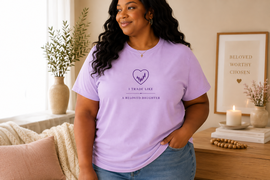 I Trade Like A Beloved Daughter Purple Unisex T-shirt