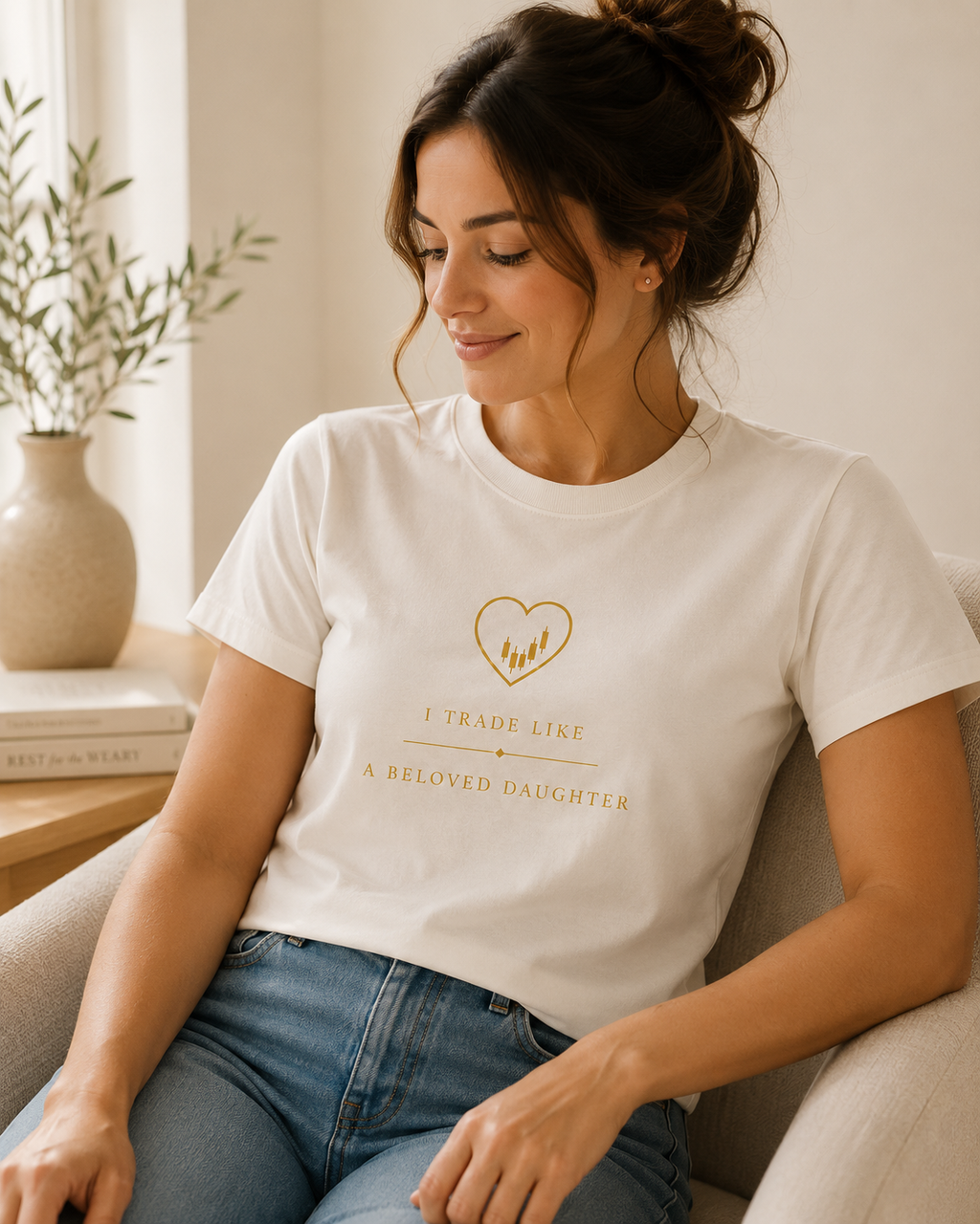 I Trade Like A Beloved Daughter White Unisex T-shirt