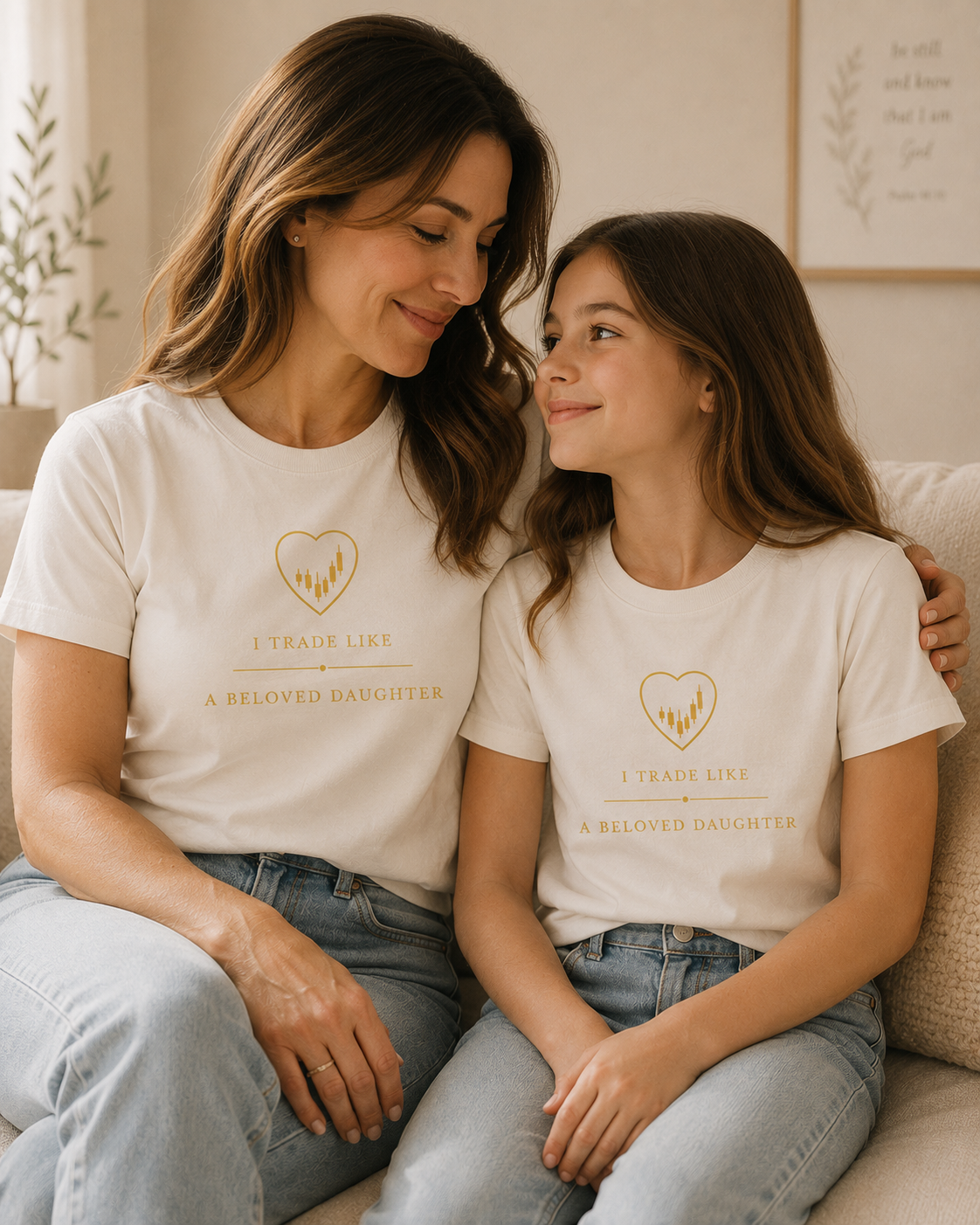 I Trade Like A Beloved Daughter White Unisex T-shirt