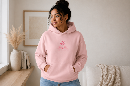 I Trade Like A Beloved Daughter Pink Unisex Hoodie